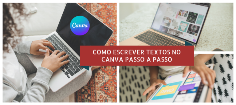 como escrever textos no Canva